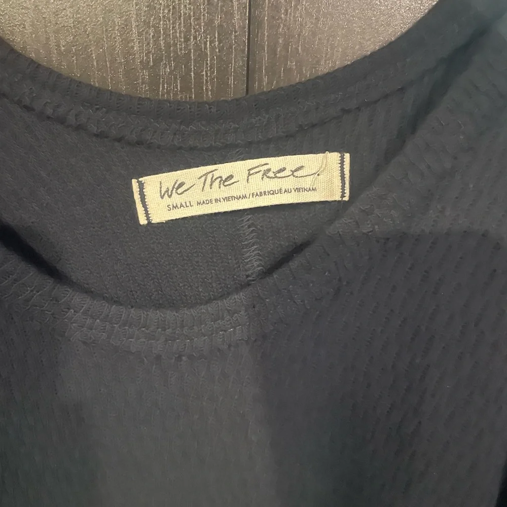 Free people Black Shirt Size Small - Picture 3 of 3